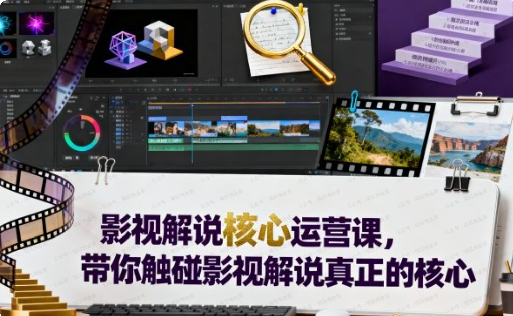 图片[1]-影视解说核心运营课，带你触碰影视解说真正的核心-杨北资源网